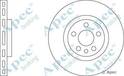 APEC BRAKING dsk649 -  Тормозной диск